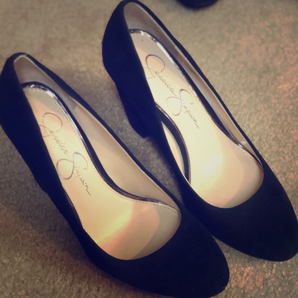 Jessica Simpson Black Heels